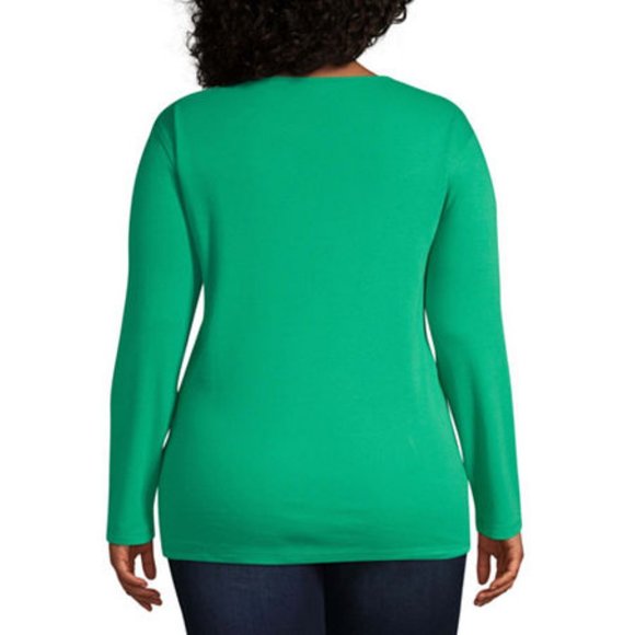 Mc2-Plus HOLIDAY Sportswear Womens Crew Neck Long Sleeve Graphic T-Shirt 2X NWT - Picture 2 of 12